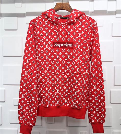 supreme x louis vuitton hoodie blue|Louis Vuitton x Supreme .